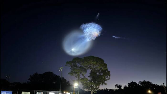 SpaceX Falcon 9 Launch Creates Visible Jellyfish Cloud Over US Coast